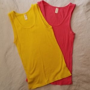 J Crew ribbed tanks